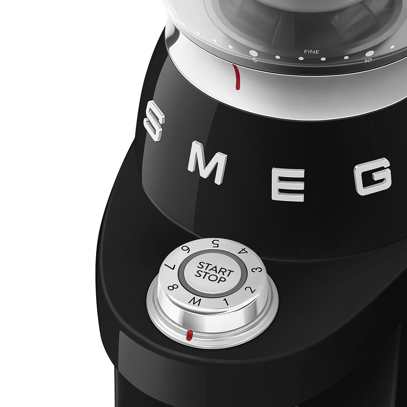 SMEG CGF03 50’s Retro Burr Coffee Grinder with 15 Grind Settings
