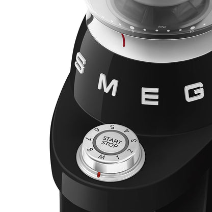 SMEG CGF03 50’s Retro Burr Coffee Grinder with 15 Grind Settings