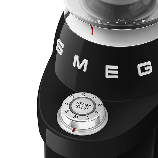 SMEG CGF03 50’s Retro Burr Coffee Grinder with 15 Grind Settings