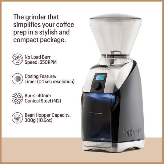 Baratza Virtuoso+ Premium Burr Coffee Grinder – Black